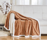 Decor&More Home Essentials Braided Sherpa Blanket