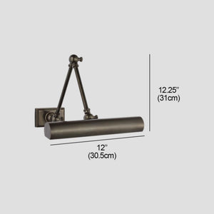 Brass LED Picture Light 12" 18" Dimmable E12 Art Wall Lamp