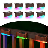 8-Pack Solar LED Deck & Step Lights