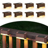 8-Pack Solar LED Deck & Step Lights
