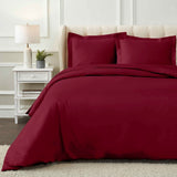 1200 Thread Count Egyptian Cotton Solid Duvet Cover Set - Egyptian Cotton Duvet Cover Set by Superior