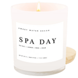 Spa Day Soy Candle - White Jar - 11 oz