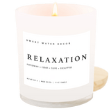 Relaxation Soy Candle - White Jar - 11 oz