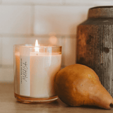 Mulled Cider Soy Candle - Tinted Glass Jar - 12 oz