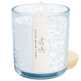 Spa Day Soy Candle - Blue Tinted Glass Jar - 12 oz