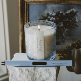 Stress Relief Soy Candle - Blue Tinted Glass Jar - 12 oz