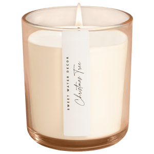 Christmas Tree Soy Candle - Tinted Glass Jar - 12 oz