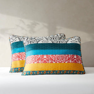 Boho Stripe Quilt Set