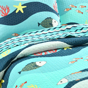 Sea Life Quilt Set