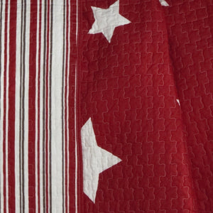 Star Reviersible 2 Piece Quilt Set Twin Size