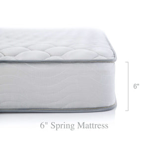 California King 6-inch Thick Innerspring Mattress with Quilted Cover - Medium Firm