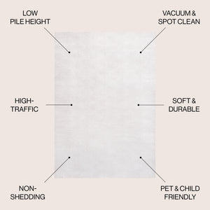 Porter Geometric Art Deco Fan Pattern High-Low Area Rug