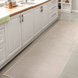 Cole Modern Minimalist Pinstripe High-Low Runner Rug