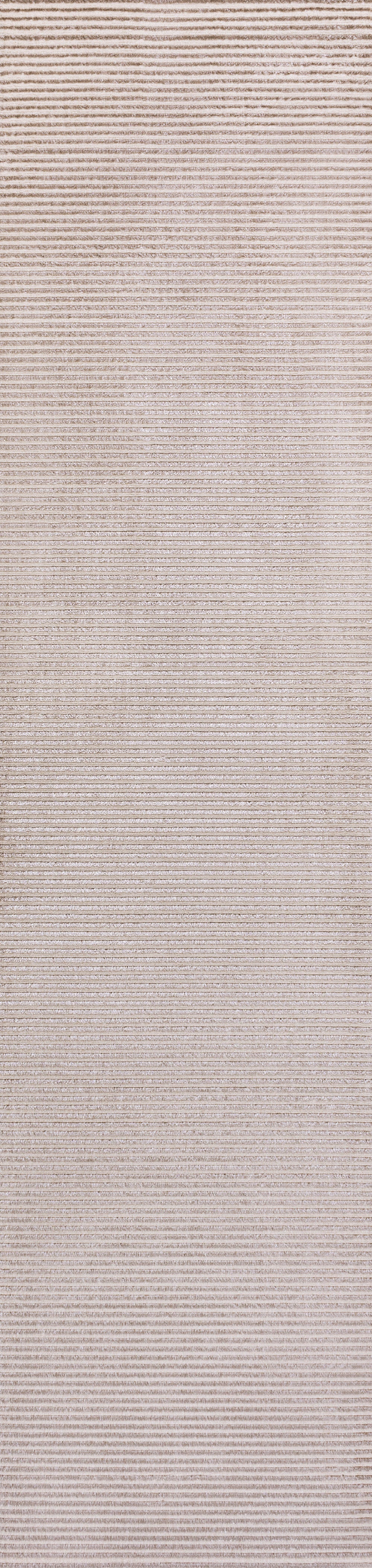 Cole Modern Minimalist Pinstripe High-Low Runner Rug