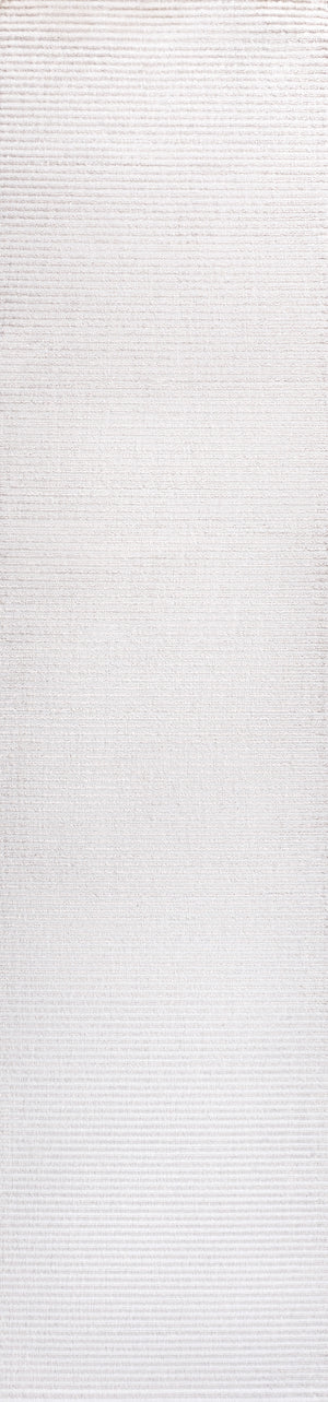 Cole Modern Minimalist Pinstripe High-Low Runner Rug