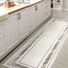 Athens Classic Border Marble Pattern High-Low Runner Rug