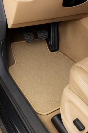 4 Piece Set of Car Floor Mats Front 26.75 x 14.25 inches, Rear 13.5 x 20 inches