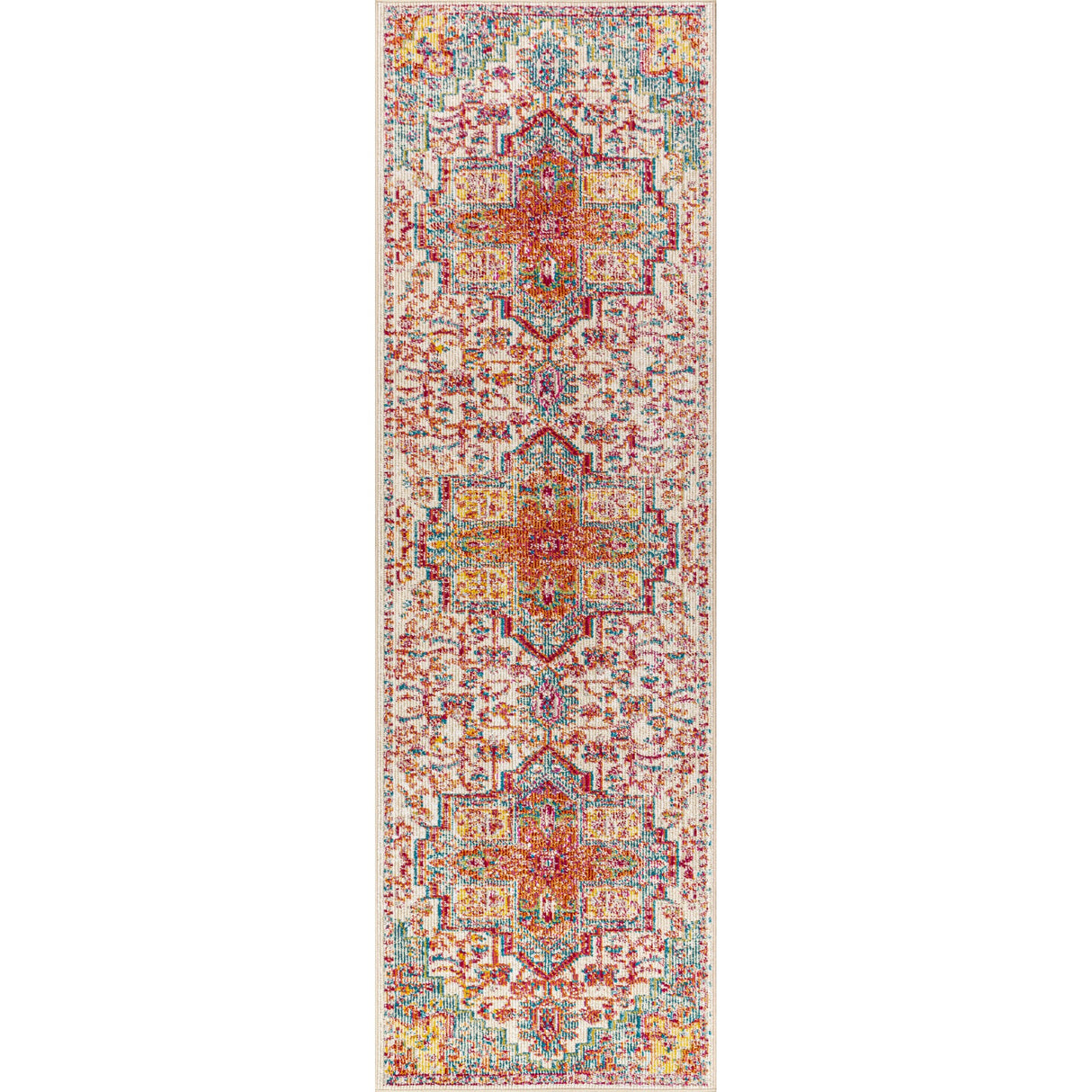 Zafra Vintage Medallion Runner Rug