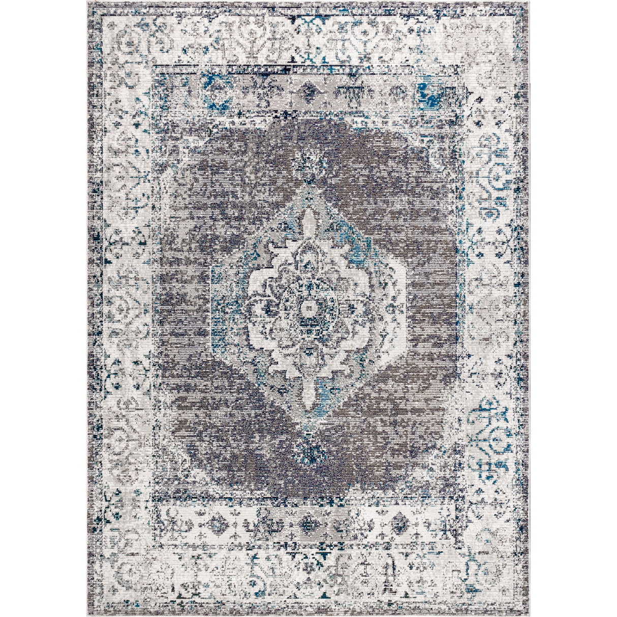 Ankara Medallion Area Rug