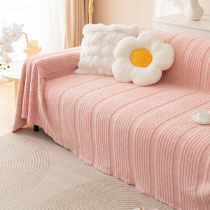 Luxury Oversized Soft Plush L Shape Couch Cover Sofa Throw Cover, Extra Large Blanket to Cover Couch