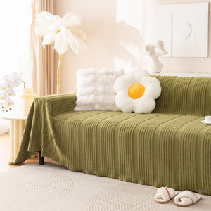 Luxury Oversized Soft Plush L Shape Couch Cover Sofa Throw Cover, Extra Large Blanket to Cover Couch