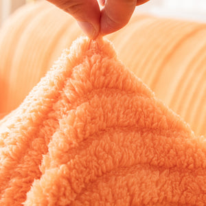 Luxury Oversized Soft Plush L Shape Couch Cover Sofa Throw Cover, Extra Large Blanket to Cover Couch