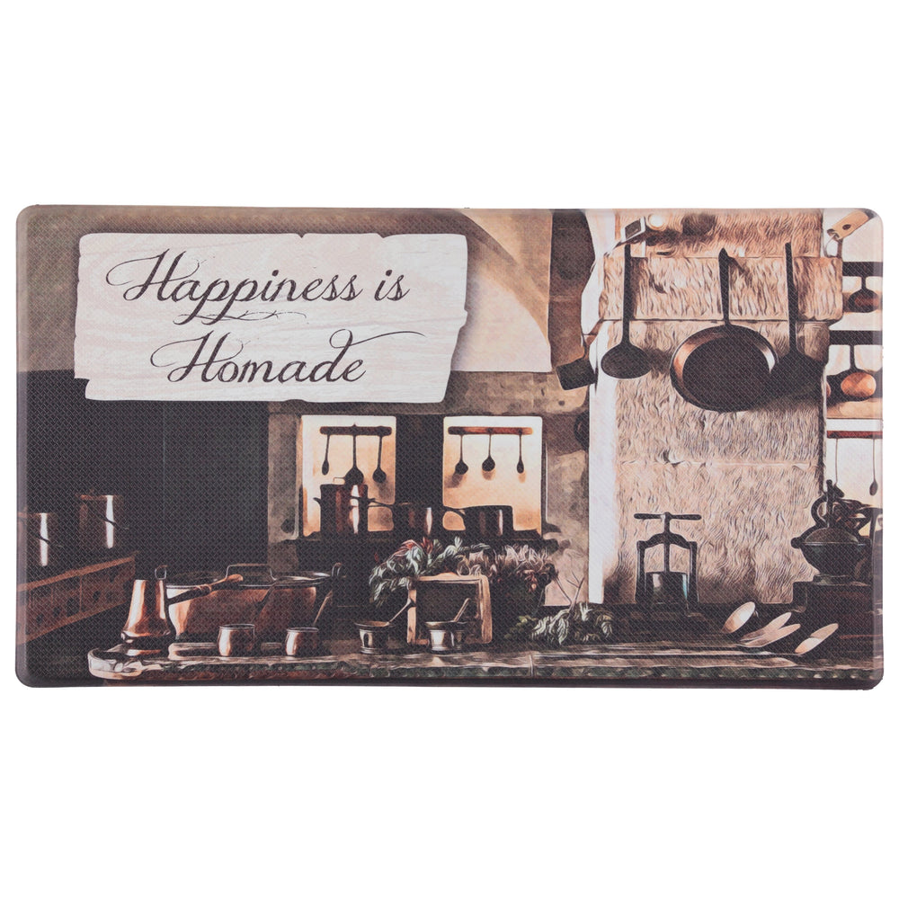 Anti-Fatigue Kitchen Mat "Happiness"