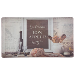 Anti-Fatigue Kitchen Mat 'Bon Apetit' - 2 Sizes