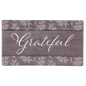 Anti-fatigue Kitchen Mat "Grateful" - 2 Sizes