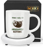 SoHo-Funny-Coffee-Mug-with-Warmer,-Electric-Heated-Cup-for-Coffee-Lover-Gifts-for-Men/Women/Birthday/Christmas,-12oz-Today-I-Will-Do-Absolutely-Nothing-(Gift-Boxed)-