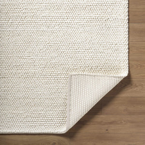 Clayne Beige Premium Wool Area Rug