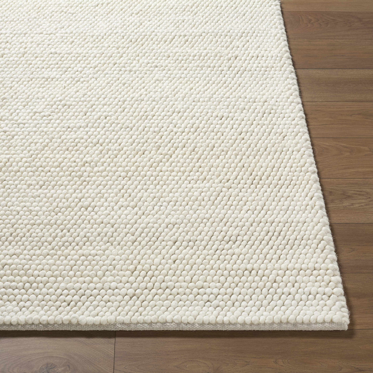 Clayne Beige Premium Wool Area Rug