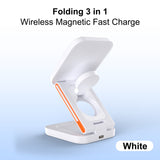 FlexiTrip Foldable Wireless Charger – Compact, Fast Charging, Portable Design for iPhone, Android, and Qi-Enabled Devices