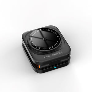 FlexiTrip Foldable Wireless Charger – Compact, Fast Charging, Portable Design for iPhone, Android, and Qi-Enabled Devices