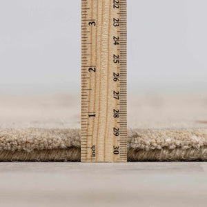Elsu Beige&Gray Wool Rug