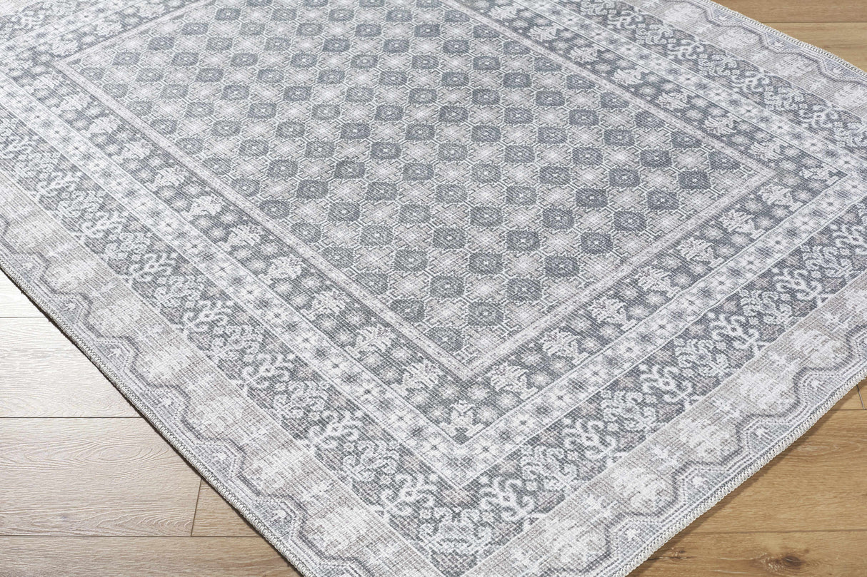 Rainier Gray Washable Rug | Our PNW Home X Livabliss