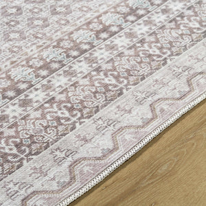 Rainier Brown Washable Rug | Our PNW Home X Livabliss