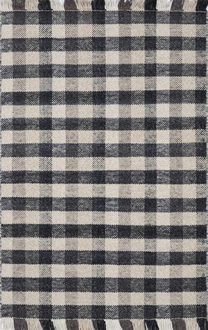 Chilliwack Gray Plaid Wool Rug