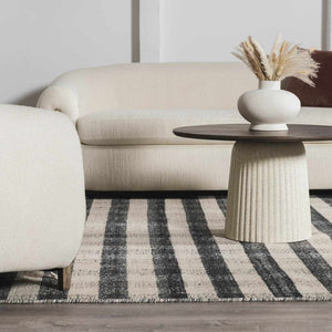 Chilliwack Gray Plaid Wool Rug