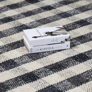 Chilliwack Gray Plaid Wool Rug