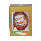 4" Hand Painted Italian Import Christmas Ornament- Snowy Winter Village