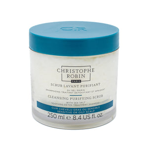 CHRISTOPHE ROBIN Cleansing Purifying Scrub with Sea Salt 8.4oz