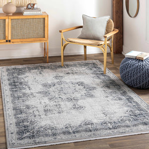 Chorlton Luxury Fringed Faux Silk Rug - Clearance
