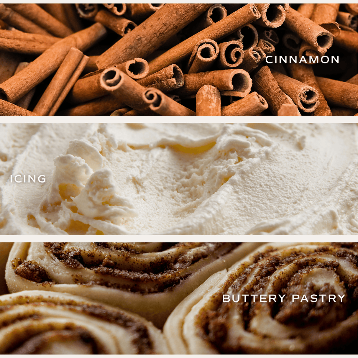 Cinnamon Rolls Soy Candle - Tan Matte Jar - 15 oz