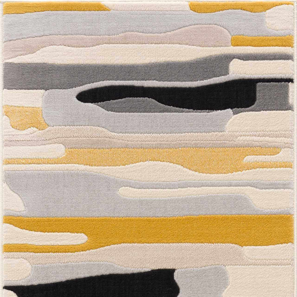 Southfields Mustard Modern Rug