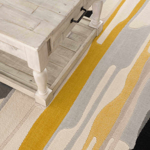 Southfields Mustard Modern Rug