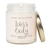Boss Lady Soy Candle - Clear Jar - 9 oz (Spa Day)