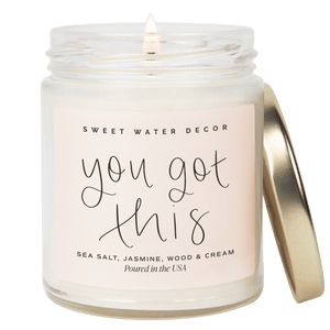 You Got This Soy Candle - Clear Jar - 9 oz (Spa Day)