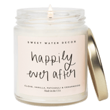 Happily Ever After Soy Candle - Clear Jar - 9 oz (Palo Santo Patchouli)
