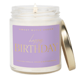 Happy Birthday Soy Candle - 9 oz